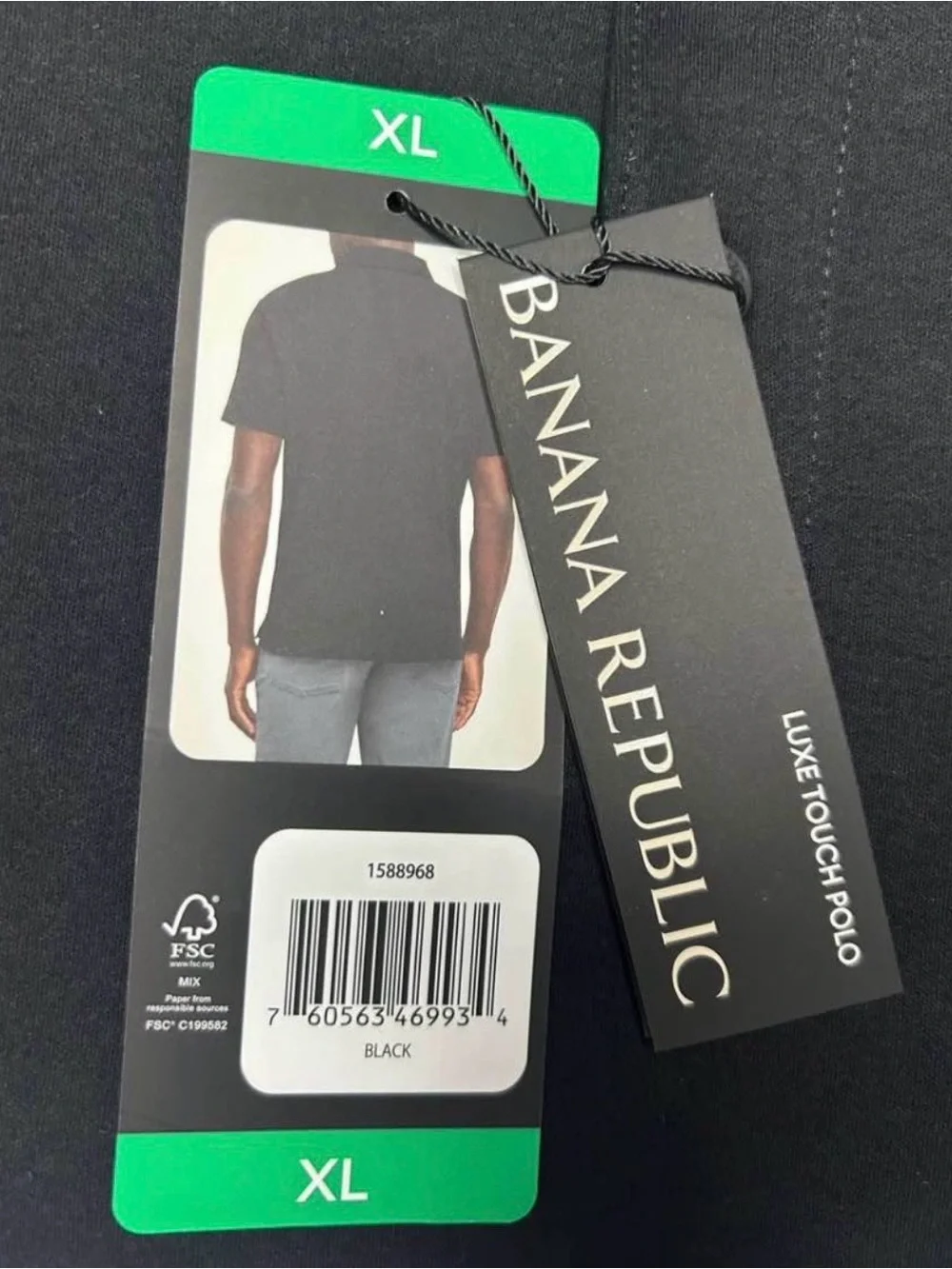 Banana Republic Men's Dark Navy Polo